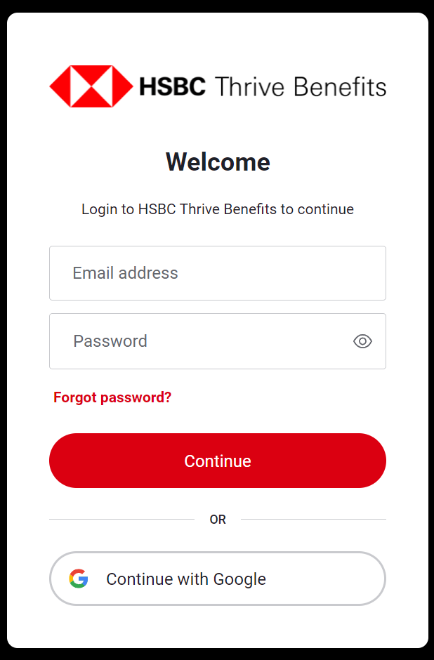 HSBC Thrive Benefits